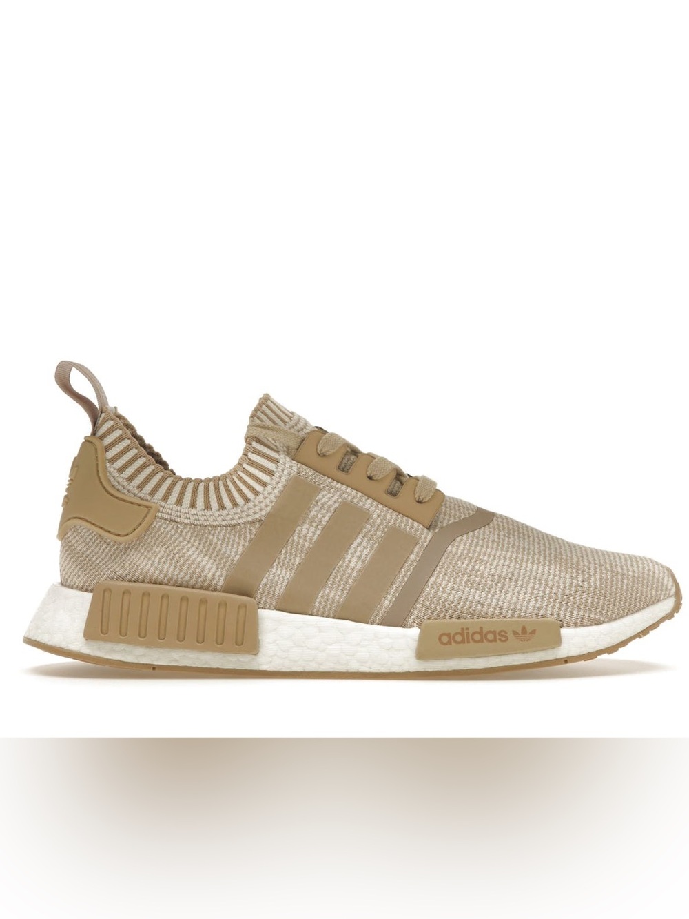 adidas NMD_R1 Primeknit Sneaker in Linen Khaki Size 6.5